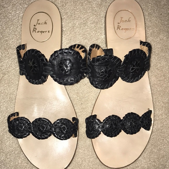 Jack Rogers sandals black size 8 - Picture 2 of 4
